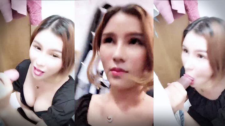 激情一战性感混血网红曼曼和大屌猛男假装买衣服躲进商的场试衣间啪啪啪